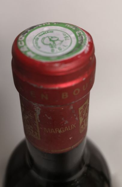 null 1 bouteille Château MARQUIS D’ALESME 1980 Margaux