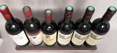 null 6 bouteilles BORDEAUX DIVERS 3 Ch. D'ARCINS 1993 - Haut Médoc, 1 Ch. du MIRAL...