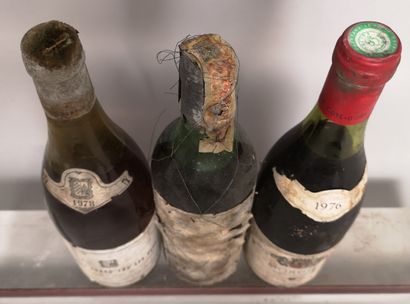 null 3 bouteilles Vins divers France et Espagne (Chablis Grand Cru, Morgon, Rioj...