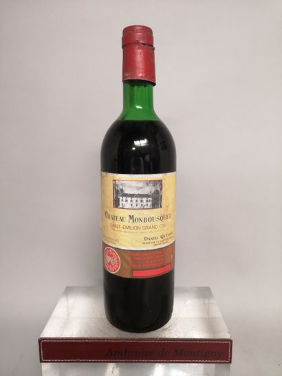 null 1 bouteille Château MONBOUSQUET - Saint Emilion Grand Cru Classé - 1975

Etiquette...