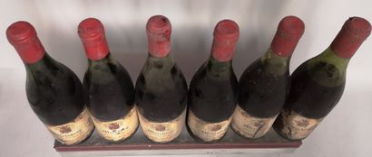 null 6 bottles MERCUREY - Paul MARCEAU (Years 70') 

FOR SALE AS IS