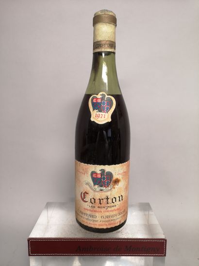 null 1 bouteille CORTON Grand Cru Les Renardes - CAPTAIN GAGNEROT - 1971

Etiquette...