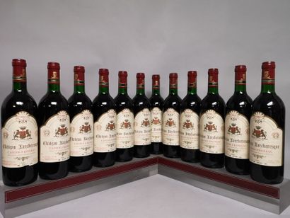 null 12 bottles Château LARCHEVESQUE - Canon Fronsac 1986