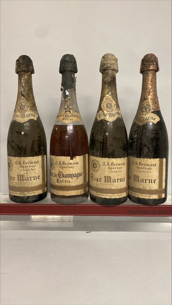 null 4 bouteilles EAUX de VIE DIVERS A VENDRE EN L'ETAT 

FINE MARNE et MARC de CHAMPAGNE...