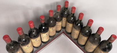 null 12 bouteilles Château CANON POURRET - Saint Emilion Gc 1962 A VENDRE EN L'ETAT...