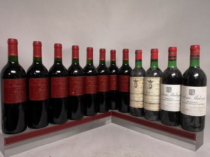 null 12 bouteilles BORDEAUX DIVERS A VENDRE EN L'ETAT 

2 Ch. MALAGAR - F. Mauriac...