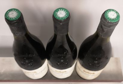 null 3 bouteilles CHATEAUNEUF DU PAPE - Louis MOUSSET Neg. - 1995