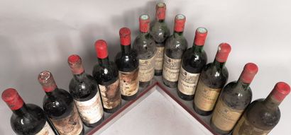 null 12 bouteilles BORDEAUX DIVERS A VENDRE EN L'ETAT 

5 Ch. BEAUSITE 1966 - St....