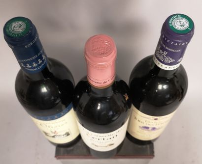 null 3 bouteilles BORDEAUX 1 Ch. TOUR des TERMES 1997 - Saint Estèphe, 1 Seigneurerie...