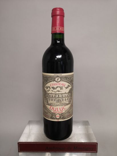 null 1 bouteille Château DULUC de BRANAIRE DUCRU - Saint Julien - 1998