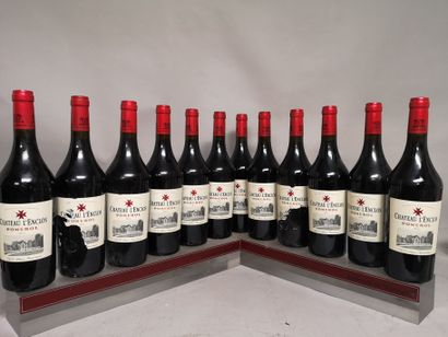 null 12 bottles Château L'ENCLOS - Pomerol 2010 

2 damaged labels.