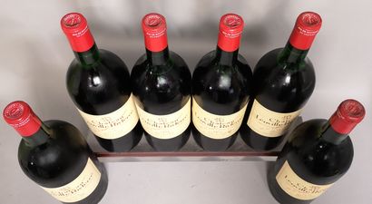 null 6 magnums Château LEOVILLE POYFERRE - 2nd GCC Saint Julien 1975 

Slightly stained...