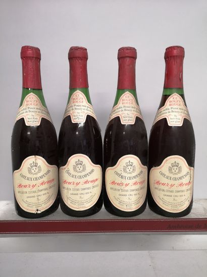 null 4 bottles COTEAUX CHAMPENOIS Grand Cru "BOUZY rouge" - P. L. MARTIN nm

Slightly...