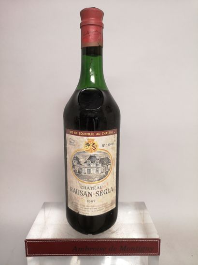 null 1 bottle Château RAUSAN SEGLA - 2nd GCC Margaux - 1967