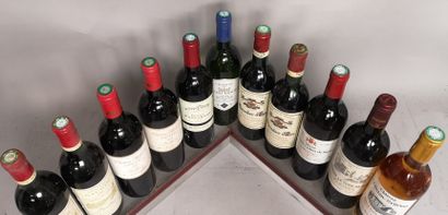 null 11 bouteilles BORDEAUX DIVERS MILLESIMES ALLANT de 1986 à 2003 :

2 Château...