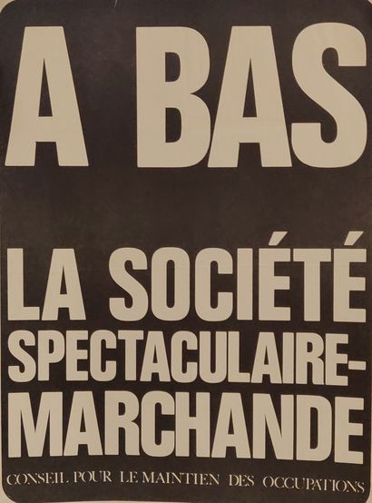 null CONSEIL POUR LE MAINTIEN DES OCCUPATIONS, quatre affiches : Occupation des usines...