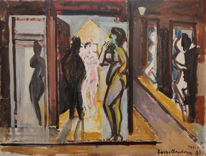 null Carlos TORRALLARDONA (1913-1986)

Les nus, 1983

Huile sur carton. 

Signée,...