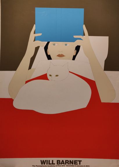 null Will BARNETT, The Pennsylvania Academy of Fine arts, 1970, silkscreen poster.

100...