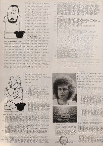 null La suisse, Berne, Fumier devant la Kunsthalle, vers 1970, (cachet Harald Szeeman...