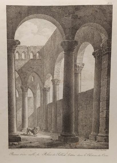 null Lot including thirteen prints: 

- After Benjamin CONSTANT, Souvenir de Tanger,...