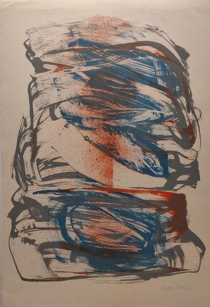 null Inger SITTER (1929-2015)

Composition

Lithographie. 

Signée au crayon en bas...
