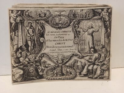 null Set of about twenty engravings by Gérard Jollain on the Life and Miracles of...