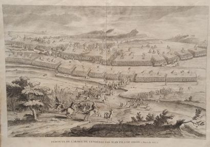 null Lot including eight prints :

- After SILVESTRE, View of the College of the...