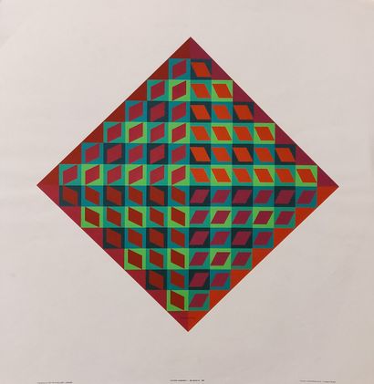 null After Victor VASARELY (1906-1997)

0519 Banya, 1964

Serigraphy. 

Published...