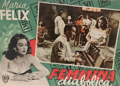 null Femina Diabolica - Maria Felix, ten posters, circa 1950. 

33 x 48 cm.

Small...