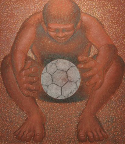 null Gontran Guanaes NETTO (1933)

Balloon catch, Brazil, 1998

Pastel on red paper....