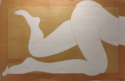 null Milton GLASER (1929-2020)

- Big Nudes, Visual arts gallery, New York, 61 x...