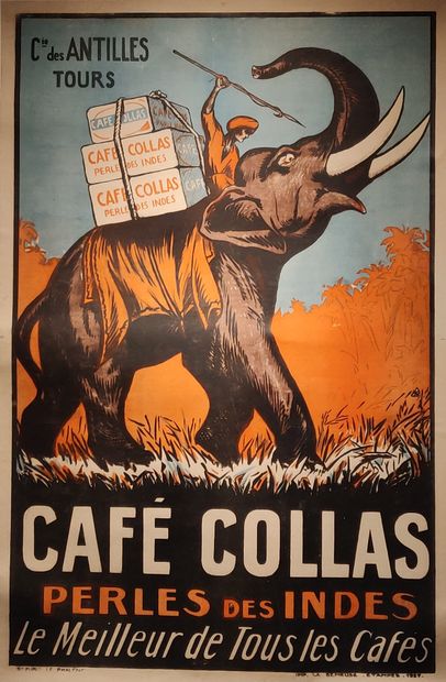 null Café COLLAS, Perles des Indes, Le meilleur de tous les cafés, Cie des Antilles...