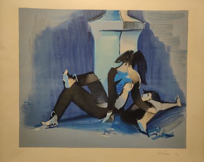 null Jean HÉLION (1904-1987)

The couple, 1972 

Lithograph. 

Signed and dated lower...