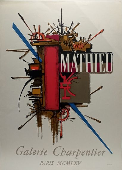 null Lot of four exhibition posters: 

- Retrospective Larionov, 1972, lithographed...