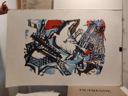 null Bernard LORJOU (1908-1986)

Le cavalier 

Lithographie. 

Signée au crayon en...