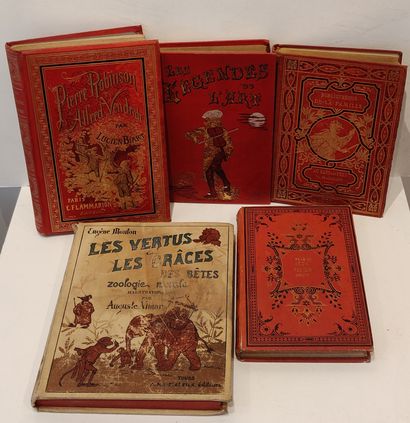 null Lot of books for children:

- Benjamin Rabier - Chantecler - Edition Taillandier...