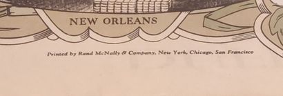 null Plantations of the Mississippi River from Natchez to New Orleans, 1858, d’après...