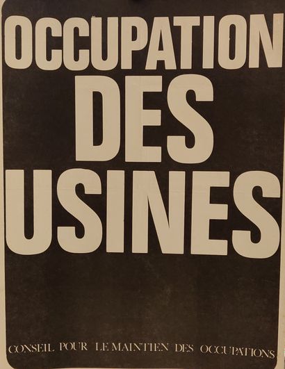 null COUNCIL FOR THE CONTINUATION OF THE OCCUPATIONS, four posters: Occupation of...
