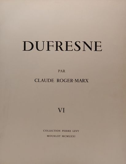 null Charles DUFRESNE (1876-1938), Portfolio 8 plates, preface by Claude ROGER-MARX,...