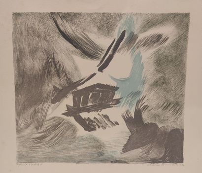 null Christine BOUMEESTER (1904-1971) 

Set including : 

- The wind, 1964, etching...