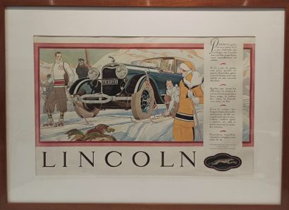 null After René VINCENT (1879-1936)

LINCOLN

Framed poster.

37 x 48 cm (at sig...