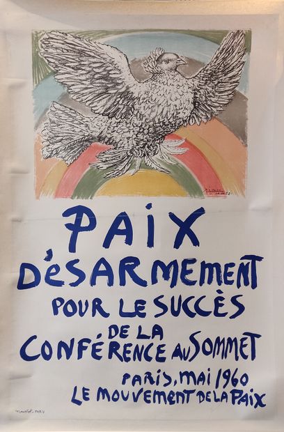 null PICASSO, Paix désarmement pour le succès de la conférence au Sommet Paris Mai...