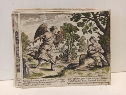 null Set of about twenty engravings by Gérard Jollain on the Life and Miracles of...