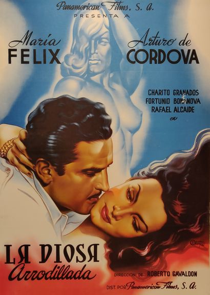 null LA DIOSA ARRODILLADA, 1947 by Roberto Gavaldon with Maria Felix and Arutor de...