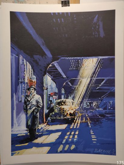 null Gilbert RAFFIN (born in 1954)

Street in New-York

Digital print. 

Signed lower...