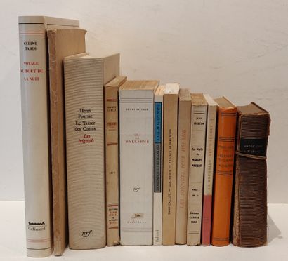 null Lot of works of literature including: TARDI, voyage au bout de la nuit, Gallimard...