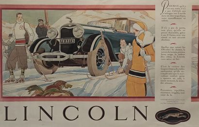 null D’après René VINCENT (1879-1936)

LINCOLN

Affiche encadrée.

37 x 48 cm (à...
