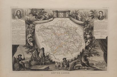 null Atlas National Illustré des 86 Départements et des Possessions de la France,...