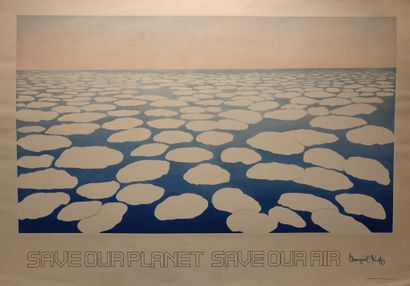 null Georgia O'KEEFFE (1887-1986), Save Our Planet Save Our Air, 1971, poster printed...