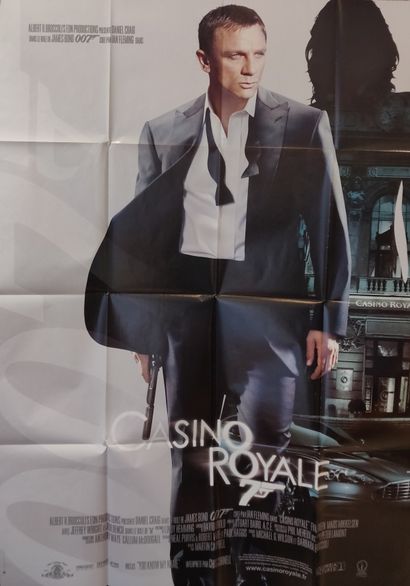 null JAMES BOND, Casino royal, 2006, poster. 

160 x 113 cm 

Folds.